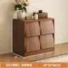 Gabinete de cajones para uso doméstico, sala de estar estilo antiguo, puertas de gabinete con persianas, estante de almacenamiento, de pie en el dormitorio, montado en la pared, gabinete de gran capacidad al pie de la cama