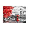 Venta caliente transfronteriza, paisaje de la calle londinense, pintura en lienzo, arte, mural para sala de estar, pintura decorativa de inyección de tinta HD, núcleo
