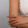 Amazon Set de Brazaletes Florales Transfronterizos 2026 Estilo Joven de Lujo Versátil Exquisito Set de Joyería para Mujer