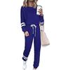 2026Wish Amazon Ebay Ropa Nueva Europea y Americana para Mujer Talla Grande Holgada Color Sólido Manga Larga Traje Casual para Mujer En Stock