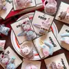 Tecido de Algodão Infantil Coreano Animal Presilha de Cabelo BB para Meninas, Casa de Renda Fofa Urso de Pelúcia Corpo Inteiro Presilha Lateral