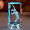 Nuevos Adornos de Cristal de Tenis Regalos de Cumpleaños Luminosos Souvenirs de Eventos de Competición Deportiva Grabados Hechos a Mano