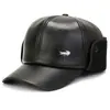 Orejeras de Invierno para Hombre Calentitas Engrosadas Gorra de Béisbol para Hombres de Mediana Edad y Mayores Protección contra el Viento y el Frío Gorra de Pico con Felpa