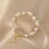 Pulsera de Perlas con Forma de Pata de Gato Linda y Súper Adorable, Única y Dulce, Pulsera Versátil de Nicho, Lujo Ligero y Sensación de Alta Gama, Joyería para Mujer