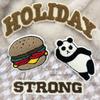 Patches Bordados para Roupas, Tiras em Inglês, Patches de Tecido Bordados de Urso, Patches Bordados de Comida para Toalhas, Patches Bordados de Hambúrguer, Bolsas