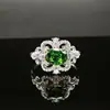 Anillo de Diamante de Alto Carbono Corte Flor de Hielo S925 Estilo Chanel de Lujo Ligero Europeo y Americano para Mujer Súper Brillante Diamante de Alta Calidad para Uso Diario