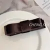 Estilo Coreano Tela Terciopelo Completo Moño Pinza Banana Accesorio para el Cabello Atmósfera de Principios de Otoño Pinza para Cola de Caballo Alta Accesorio Suave para el Cabello