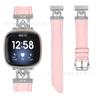 Para Fitbit versa4 M letra cuchillo cola sarga cuero correa de reloj correa de reloj inteligente Vera3