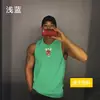Colete Esportivo Casual Masculino Amazon Transfronteiriço Camiseta Masculina Solta Sem Mangas Colete Esportivo Respirável para Treinamento