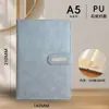 Cuaderno de Negocios Hebilla A5 Personalizado Oficina Corporativa Registro Textura Cuero Bloc de Notas Impresión Personalizada Logotipo