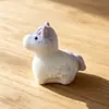 Adorno de Mascota de Té de Cerámica con Esmalte de Cristal Horneado, Diseño Lindo de Caballito, Color Degradado, Decoración de Escritorio, Accesorio para Ceremonia del Té