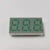 Tubo Digital de 3 LEDs Dígito 0,8600000000000001 polegada Dígito Cola Verde Luz Verde Superfície Cinza Tubo Digital Tubo Digital LED Display