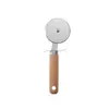 Juego de Gadgets y Utensilios de Cocina con Mango de Madera, Juego para Hornear, Cuchillo para Queso de Pizza, Batidor de Huevos de Acero Inoxidable