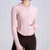 Chamarra de Yoga para Mujer, Nuevo Estilo Otoño, Top Deportivo de Alta Gama de Manga Larga para Pilates, Entrenamiento y Fitness