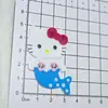Adesivos Acrílicos DIY Temáticos de Oceano para Gatos e Caudas de Peixe, Adequados para Tamancos Estilo Ins, Capas de Celular e Acessórios de Sapato/Roupa