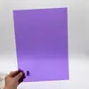 Hojas de Plástico de Forma de Ala A3 de Colores para Jardín de Infancia, Translúcidas y Transparentes, Hojas A4 Infantiles Hechas a Mano, Papel de Vidrio de Color Rígido para Luz y Sombra