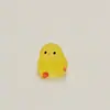 Pollito Amarillo Luminoso Accesorios de Joyería de Resina DIY Pegatinas para Vasos de Agua Hebillas de Zapatos Materiales de Decoración para Coche Pequeños Adornos de Resina