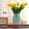 Toque de PU tulipa planta verde única flor artificial estilo nórdico peças de decoração para sala de estar flor de tulipa atacado