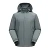 Chaqueta impermeable y cortavientos para exteriores para senderismo y montañismo, disponible en un diseño de una sola capa y elástico tanto para hombres como para mujeres, exclusivamente en nuestra tienda física