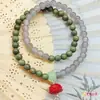 Pulsera de Sándalo Verde y Camelia Nuevo Rosario Joyería Nuevo Estilo Chino Creativo Pulsera Pequeña