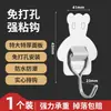 Gancho de cabeça de urso em aço inoxidável 304 gancho de parede para toalha com forte capacidade de carga gancho único de atividade de urso sem perfuração