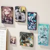 Decoración de Soporte de Arena Líquida Acrílica, Merchandising de Celebridades de Anime, Artículo Periférico 2D, Insignia de Mahjong, Bloque de Tarjetas Transparente, Hecho a Medida