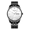 Suministro directo de fábrica reloj neutral para hombre ocio doble calendario luminoso banda de acero cuarzo reloj de pareja no mecánico reloj regalo al por mayor