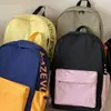 Mochila Grande de Estilo Universitario para Estudiantes de Primaria, Mochila Casual Dulce de Colores Caramelo Estilo Coreano para Salidas y Compras