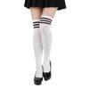 Calcetines de Baile Cosplay Calcetines Altos hasta la Rodilla de Tres Rayas para Mujer Calcetines Altos Calcetines para Mujer al por Mayor Calcetines a Rayas Europeos y Americanos