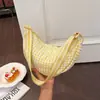 Bolso transfronterizo 2026 nuevo estilo fresco y simple, bolso de hombro y cruzado artístico de gran capacidad, ligero para viajes casuales, bolso tipo empanada