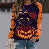 Nuevo suéter divertido de Halloween 2023 serie 3D estampado digital para mujer comercio exterior Amazon venta caliente ropa de mujer