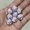 16mm Alta Transparência Resina Rosa Embutida Contas Caneta Miçangas Artesanal DIY Corrente de Celular Pingente Acessórios Atacado