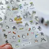 Lindas y Divertidas Calcomanías para Uñas de Snoopy Dp296 Uñas Cortas Serie de Dibujos Animados Hechos a Mano Calcomanías para Uñas