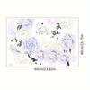 Shang Yi SP64087 Adesivos de Parede Flor de Peônia Quente e Elegante para Quarto Sala de Estar Parede de Fundo de TV Adesivos Decorativos Autoadesivos