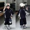 Conjunto Esportivo Infantil de Secagem Rápida 2026 Novo Tendência e Estiloso Roupa de Verão para Meninos Conjunto de Duas Peças Manga Curta de Verão para Bebê