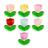 Vidrio de Tulipán Cuentas Sueltas Flor de Empalme Cuentas de Vidrio Hecho a Mano DIY Pulsera de Combinación Collar Colgante de Joyería Accesorios