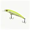 Señuelo minnow Wanhe de lance largo, flotante, con lámina holográfica, 11 cm, 13.4 g, adecuado tanto para agua dulce como salada, con sonajero