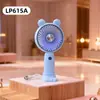 Ventilador Pequeño Portátil Color Caramelo Dibujos Animados Base de Soporte Extraíble Ventilador de Carga para Escritorio Premios de Festival