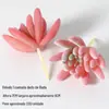 Plantio de Bonsai Suculento Sintético Cuidadosamente Selecionado Veludo Mini Acessórios de Suculentas Falsas Plantas Verdes DIY Decoração de Casa Ornamentos