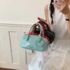 Bolsa de almohada fresca de lunares estilo coreano para mujer, nueva moda 2026 estilo dulce bolso de hombro, bolso cruzado de nicho