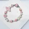 Pulsera de Cerámica Jingdezhen Nueva Pulsera de Cerámica China Joyería Estudiante Estilo Tíbet Cuerda Trenzada a Mano Puesto Regalo para Estudiante