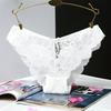 Braguitas de Encaje Completo de Cintura Baja Sexy Lindo Moño Sin Marcas Ropa Interior para Dama Estilo Puro Deseo Ropa Interior de Algodón a la Moda