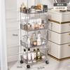 Caja de almacenamiento de cosméticos Ins Style, estante de almacenamiento, tocador de escritorio para el cuidado de la piel, carrito para lavabo de baño