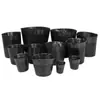 Venta al por mayor de bolsas negras de plástico desechables para plántulas, vasitos nutritivos, macetas para plántulas y bandejas de plástico para plántulas