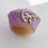 Gorro de Bebé Otoño e Invierno Boina para Niña Gorro de Punto Cálido Lindo Gorro de Pintor Gorro de Punto para Bebé Niña