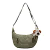 Bolso cruzado para mujer, gran capacidad, bolso ligero tipo dumpling, nuevo modelo Ins estilo coreano, bolso sencillo para estudiante, bolso de hombro de moda para mujer
