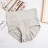 Calcinha de Colmeia Sem Costura de Cintura Alta para Mulheres, Respirável, Modeladora de Barriga, Levanta Bumbum, Forro de Algodão, Confortável, Sem Marcas, Estilo Antibacteriano