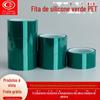 Pet Green Fita de Alta Temperatura Galvanoplastia Mascaramento Fita Traceless Resistente a Alta Temperatura 33 m PET Fita Verde Fita de Silicone Atacado