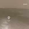 Unhas de Osso de Orelha de Zircônia Colorida Não Pressionam as Orelhas ao Dormir e Não Precisam Ser Removidas. Aço Titânio Fundo Plano Piercing de Orelha Unhas Zircônia Brilhante
