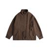 Beijie Marca de Moda Americana para Hombre 2024 Otoño Nuevo Jacket tipo Bata Falsa de Dos Piezas para Hombre Chaqueta de Trabajo para Hombre